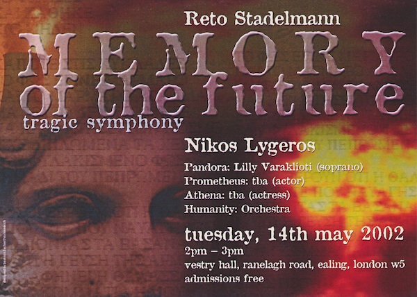 Reto Stadelmann — Memory of the future